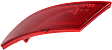 Rear, Driver Side Bumper Reflector, CAPA Certified