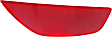 Rear, Passenger Side Bumper Reflector, Hatchback