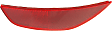 Rear, Driver Side Bumper Reflector, Hatchback