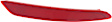 Rear, Passenger Side Bumper Reflector, Sedan