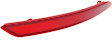 Rear, Passenger Side Bumper Reflector, Sedan