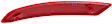 Rear, Passenger Side Bumper Reflector, Sedan