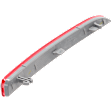 Rear, Driver Side Bumper Reflector