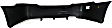 2008-2009 Ford Taurus - Rear Primed Bumper Cover, Without Parking Aid Sensor Holes