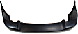 2008-2009 Ford Taurus - Rear Primed Bumper Cover, Without Parking Aid Sensor Holes