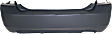 Rear Primed Bumper Cover, 2.3L Engine, Without Parking Aid Sensor Holes