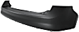 Rear, Upper Primed Bumper Cover, 6 Cyl., 3.5L Engine, Without Parking Aid Sensor Holes