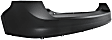 Rear, Upper Primed Bumper Cover, 6 Cyl., 3.5L Engine, Without Parking Aid Sensor Holes