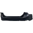 Rear Primed Bumper Cover, Sedan, CAPA Certified