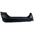 Rear Primed Bumper Cover, Sedan, CAPA Certified