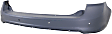 2014 Ford Edge - Rear, Upper Primed Bumper Cover, CAPA Certified