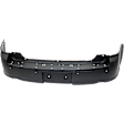 2014 Ford Flex - Rear Primed Bumper Cover, For Models Without Towing Package, CAPA Certified