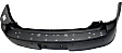 2014 Ford Flex - Rear Primed Bumper Cover, For Models Without Towing Package, CAPA Certified