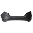 Rear Primed Bumper Cover, Hatchback, Without Parking Aid Sensor Holes, For Models Without Styling Package, CAPA Certified