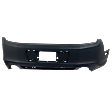 2013 Ford Mustang Shelby GT500 - Rear Primed Bumper Cover, For Models Without California Special Package