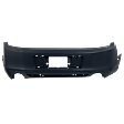 2013 Ford Mustang Shelby GT500 - Rear Primed Bumper Cover, For Models Without California Special Package