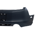 2013 Ford Mustang Shelby GT500 - Rear Primed Bumper Cover, For Models Without California Special Package
