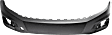Rear Primed Bumper Cover, Hatchback, Easy/Pop Models, Without Fog Light Holes, CAPA Certified