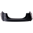 2017 Ford Fusion - Rear Primed Bumper Cover, For Models Without Parallel Park Assist Sensor Holes