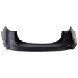 Rear Primed Bumper Cover, With Parking Aid Sensor Holes, CAPA CERTIFIED
