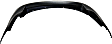 Rear Primed Bumper Cover, Sedan, Without Parking Aid Sensor Holes