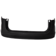 Rear Primed Bumper Cover, Without Tow Hook, Without Parking Aid Sensor Holes, CAPA CERTIFIED