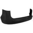 Rear Primed Bumper Cover, Without Tow Hook, Without Parking Aid Sensor Holes, CAPA CERTIFIED