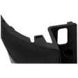 Rear Primed Bumper Cover, Without Tow Hook, Without Parking Aid Sensor Holes, CAPA CERTIFIED