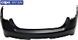 2018 Ford Taurus - Rear Primed Bumper Cover, For Models With Parking Aid Sensor, CAPA Certified
