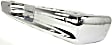 Step Bumper, Chrome Face Bar Only; With pad provision Without mounting bracket(s)
