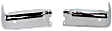 2010 Ford F-150 FX4 - Step Bumper, For Models With Rear Object Sensor Holes, Chrome, Face Bar Only; With pad provision, Without mounting bracket(s)