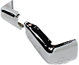 2010 Ford F-150 FX4 - Step Bumper, For Models With Rear Object Sensor Holes, Chrome, Face Bar Only; With pad provision, Without mounting bracket(s)