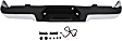 Step Bumper, Chrome Face Bar and Pads Without mounting bracket(s)