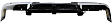 2014 Ford F-150 - Step Bumper, For Models With Rear Object Sensor Holes, With Upgrade Towing Package, Chrome, Face Bar and Pads, Without mounting bracket(s)