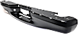 Step Bumper, Powdercoated Black Face Bar Only; With pad provision Without mounting bracket(s)