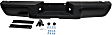 2015 Ford F-250 Super Duty - Step Bumper, For Models Without Rear Object Sensor Holes, Powdercoated Black, Face Bar and Pads, With mounting bracket(s)