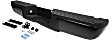 2015 Ford F-250 Super Duty - Step Bumper, For Models Without Rear Object Sensor Holes, Powdercoated Black, Face Bar and Pads, With mounting bracket(s)