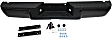 2015 Ford F-250 Super Duty - Step Bumper, For Models Without Rear Object Sensor Holes, Powdercoated Black, Face Bar and Pads, With mounting bracket(s)