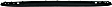 2017 Ford Fusion Sport - Rear, Driver or Passenger Side Bumper Trim, Textured Black, CAPA Certified