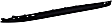 2017 Ford Fusion Sport - Rear, Driver or Passenger Side Bumper Trim, Textured Black, CAPA Certified