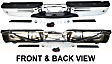 Step Bumper, Chrome Face Bar and Pads With mounting bracket(s)