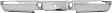 2011 Ford Ranger - Step Bumper, Fleetside, Chrome, Face Bar Only; Without pad provision, Without mounting bracket(s)