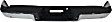 2006 Ford F-150 - Step Bumper, For Models With Rear Object Sensor and Towing Package, Chrome, Face Bar and Pads, Without mounting bracket(s)
