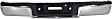 Step Bumper, Chrome Face Bar and Pads Without mounting bracket(s)