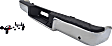 Step Bumper, Chrome Face Bar and Pads Without mounting bracket(s)