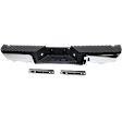 2015 Ford F-250 Super Duty - Step Bumper, For Models Without Rear Object Sensor Holes, Chrome, Face Bar and Pads, With mounting bracket(s)