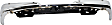 2007-2014 Ford E-250 - Step Bumper, Chrome, Face Bar and Pads, For Models with Rear Object Sensor Holes