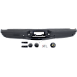 2000-2005 Ford Excursion - Step Bumper, Powdercoated Black Face Bar and Pads With mounting bracket(s)