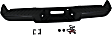 2006 Ford F-150 - Step Bumper, For Models Without Rear Object Sensor Holes, Powdercoated Black, Face Bar and Pads, Without mounting bracket(s)