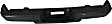 Step Bumper, Powdercoated Black Face Bar and Pads Without mounting bracket(s)